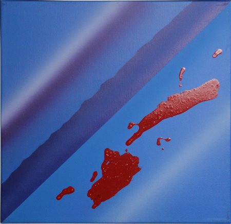 FINZI ENNIO Contaminazione in blu