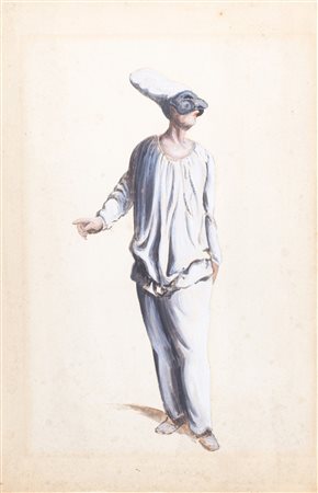 Scuola francese, secolo XX - Pulcinella