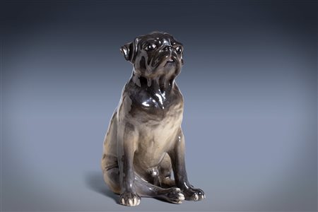 Scultura raffigurante Carlino in ceramica, secolo XX