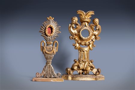 Due porta reliquie in legno a mecca, secoli XVIII - XIX