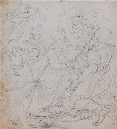 Scuola dell'Italia centrale, secolo XVII - La nascita del Battista