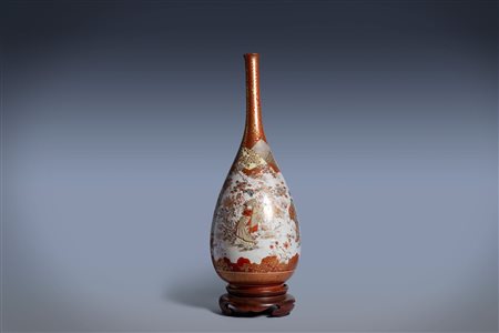 Vaso in porcellana Kutani, Giappone secolo XIX