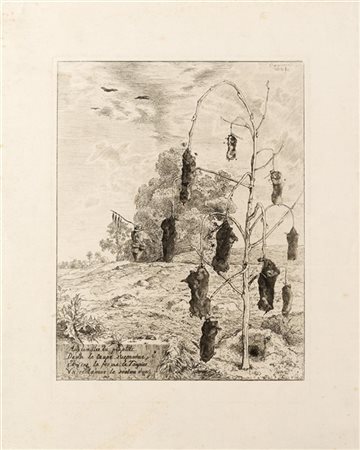 Félix Bracquemond Le taupier
Acquaforte originale mm 277x199 (all'impronta)
Firm