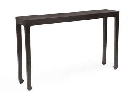 Console in legno con piedini sagomati. Cina, sec. XX (cm 130x80x27) (lievi dife