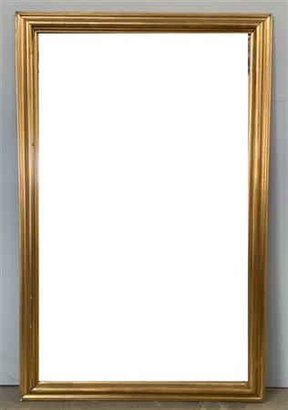 Specchio da parete con cornice dorata (cm 116x75) (difetti)