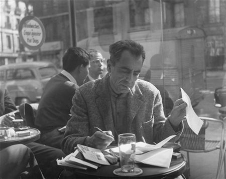 Pablo Volta Attilio Bertolucci 1970 ca.Fotografia originale alla gelatina sal