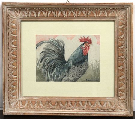 Enrico Perroni "Vispo gallo" 2014
tecnica mista su carta
cm 15x20
firmata e data