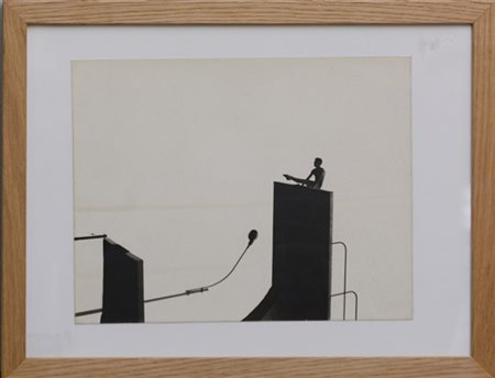 Uliano Lucas Il tuffo 1970 ca.

Fotografia originale alla gelatina sali d'argent