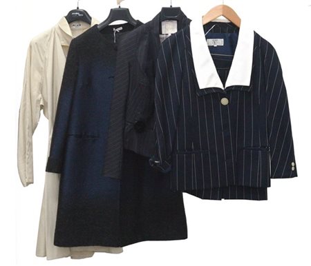 VIVIENNE WESTWOOD, ALAIA, VALENTINO e PAROSH
Lotto composto da giacchino gessat