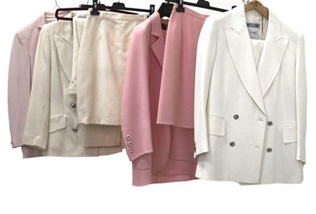 ERMANNO SCERVINO 
Lotto composto da un cappottino marinaro bianco/blu con lamé,