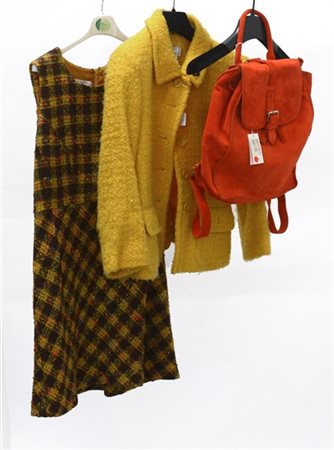 PHILOSOPHY by ALBERTA FERRETTI 
Lotto composto da un vestito scozzese senza man