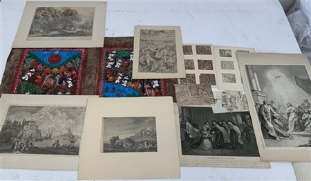 Cartella contenente numerose incisioni di diversa epoca e autore (difetti)