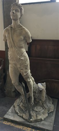 G. Martinelli Bozzetto in gesso per scultura commemorativa raffigurante "Angelo"