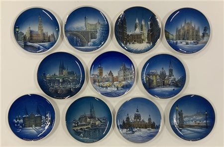 Manifattura Rosenthal
 Serie di undici piatti a tema natalizio con diverse citt