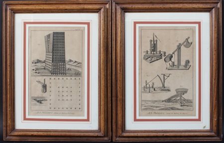 Lotto composto da due incisioni provenienti dall'Encyclopédie di Diderot e D'Al