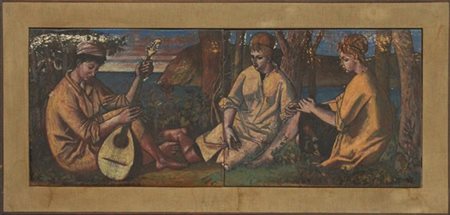 Bruno Baratti "Distensione"
Pannello composto da due formelle in ceramica decora