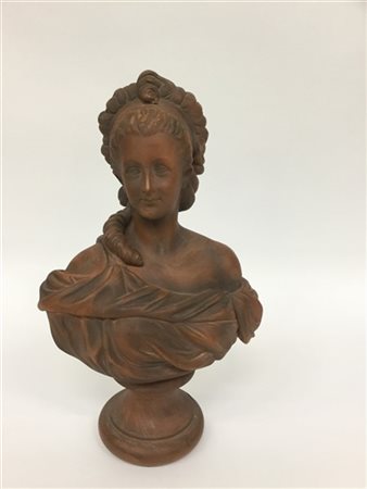 Goldscheder Friedrich "Gentildonna"
Scultura in terracotta. Secolo XX. Iscritta
