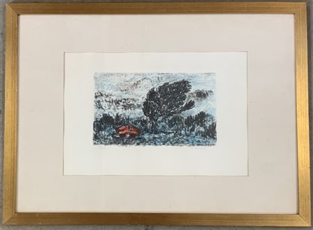 Giovanni Omiccioli "Senza titolo" 
litografia a colori
cm 50x70
numerata 47/150