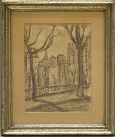 Firma indecifrata "Paris" 1935
china su carta
cm 31x23,5
dedicato, firmato, data