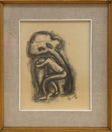 Firma indecifrata "Senza titolo" 1947
matita su carta
cm 31x24
firmato e datato