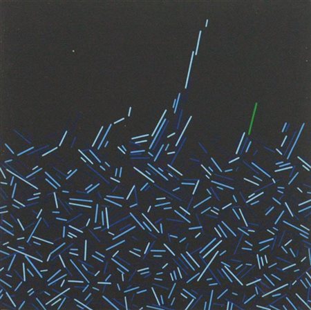 Beppe Bonetti "Racconto" 1990
acrilico su tela, dalla serie "Frammenti"
cm 40x40