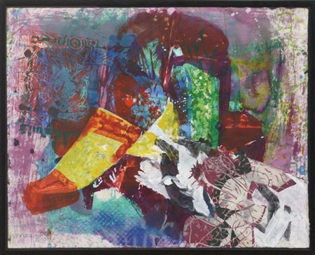 Nes Lerpa "Senza titolo" 1984
tecnica mista su cartoncino
cm 46,5x58
Firmato e d