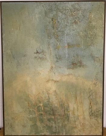 Pierluigi Lavagnino "Canneto" 1981
tecnica mista materica su tela
cm 130x97
firm