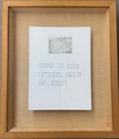 Nanni Varale "Immagine commentata" 1978
tecnica mista su cartone telato
cm 15x20