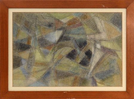 Fritz Huf "Senza titolo" 1955
pastello su carta
cm 31,5x46,7
Autentica della mog