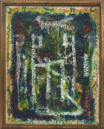 Giuseppe Allosia "Senza titolo" 1956
olio su tela
cm 70x50
firmato in basso a si