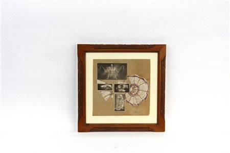 Cristoforo Mercati "Senza titolo" 
collage su cartoncino
cm 29x29
Firmato in bas