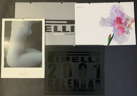 Lotto di 4 Calendari Pirelli, custodie originali e in ottime condizioni. Annate