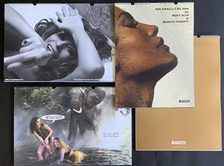 Lotto di 4 Calendari Pirelli, custodie originali e in ottime condizioni. Annate