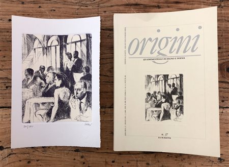 LIBRI D'ARTE CON OPERE ALL'INTERNO (ALBERTO SUGHI) - Origini. Quadrimestrale di-segno e poesia, 1999