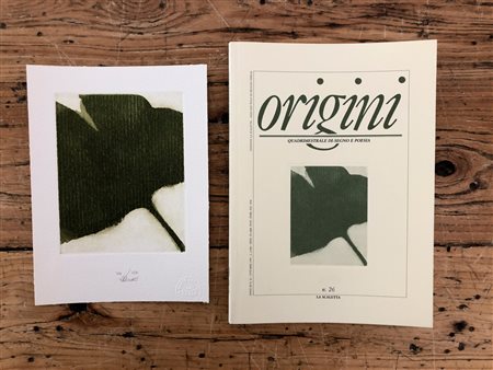 LIBRI D'ARTE CON OPERE ALL'INTERNO (DAVIDE BENATI) - Origini. Quadrimestrale di-segno e poesia, 1995