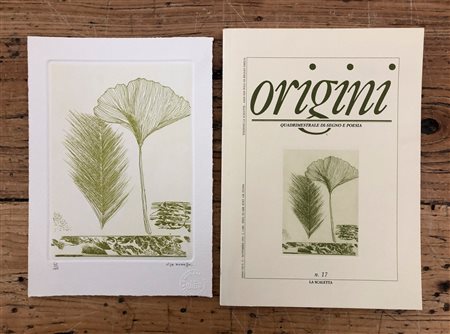 LIBRI D'ARTE CON OPERE ALL'INTERNO (ELISA MONTESSORI) - Origini. Quadrimestrale di-segno e poesia, 1992