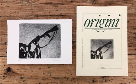 LIBRI D'ARTE CON OPERE ALL'INTERNO (FELICE LEVINI) - Origini. Quadrimestrale di-segno e poesia, 2000