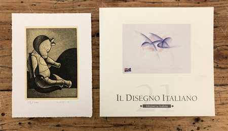 LIBRI D'ARTE CON OPERE ALL'INTERNO (FLORIANO BODINI) - Il Disegno Italiano moderno e contemporaneo. Catalogo 21 - 2001/2002, 2001