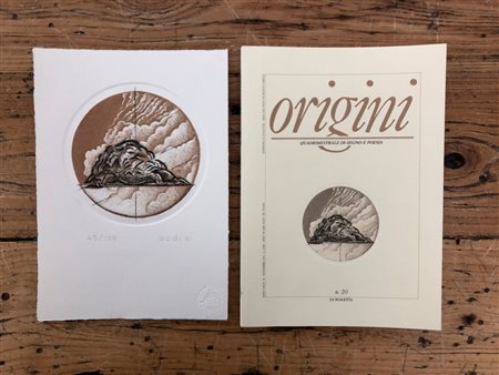 LIBRI D'ARTE CON OPERE ALL'INTERNO (FLORIANO BODINI) - Origini. Quadrimestrale di-segno e poesia, 1993