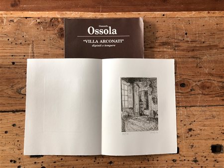 LIBRI D'ARTE CON OPERE ALL'INTERNO (GIANCARLO OSSOLA) - Villa Arconati. Dipinti e tempere, 1990