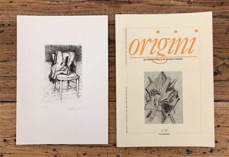 LIBRI D'ARTE CON OPERE ALL'INTERNO (GIOVANNI CAPPELLI) - Origini. Quadrimestrale di-segno e poesia, 1994