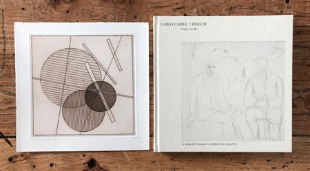 LIBRI D'ARTE CON OPERE ALL'INTERNO (LUIGI VERONESI) - Carlo Carrà / Disegni. Il Disegno Italiano, 1995