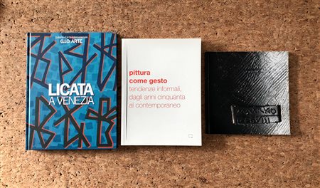 LIBRI D'ARTE (LICATA, BEDUSSI, AUTORI VARI) - Lotto unico di 3 cataloghi