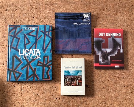LIBRI D'ARTE (LICATA, DENNING, CARRARA, CARCO) - Lotto unico di 4 cataloghi
