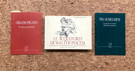LIBRI D'ARTE (PIACESI, SEMEGHINI, PIGATO) - Lotto unico di 3 cataloghi