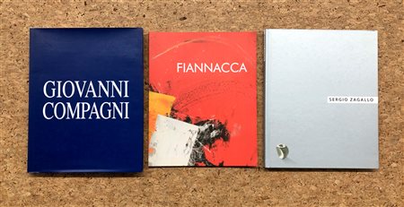 LIBRI D'ARTE (COMPAGNI, FIANNACCA, ZAGALLO) - Lotto unico di 3 cataloghi