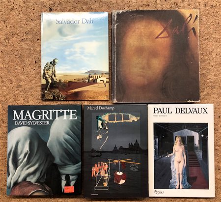 MONOGRAFIE DI ARTISTI DADAISTI E SURREALISTI - Lotto unico di 5 cataloghi