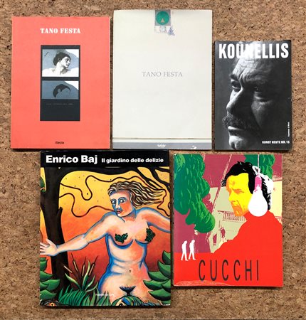 MONOGRAFIE DI ARTISTI ITALIANI - Lotto unico di 5 cataloghi