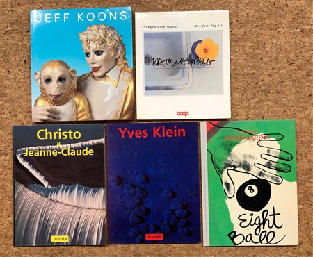 MONOGRAFIE DI ARTISTI INTERNAZIONALI - Lotto unico di 5 cataloghi