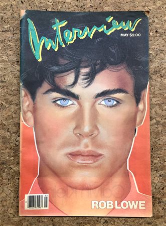 PERIODICO INTERVIEW (ANDY WARHOL) - May, anni '80